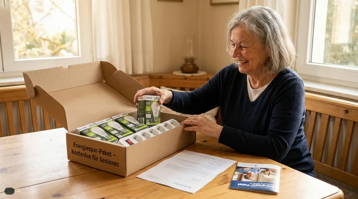 Energiesparpaket kostenlos: Senioren erhalten Hardware im Wert von 100 Euro