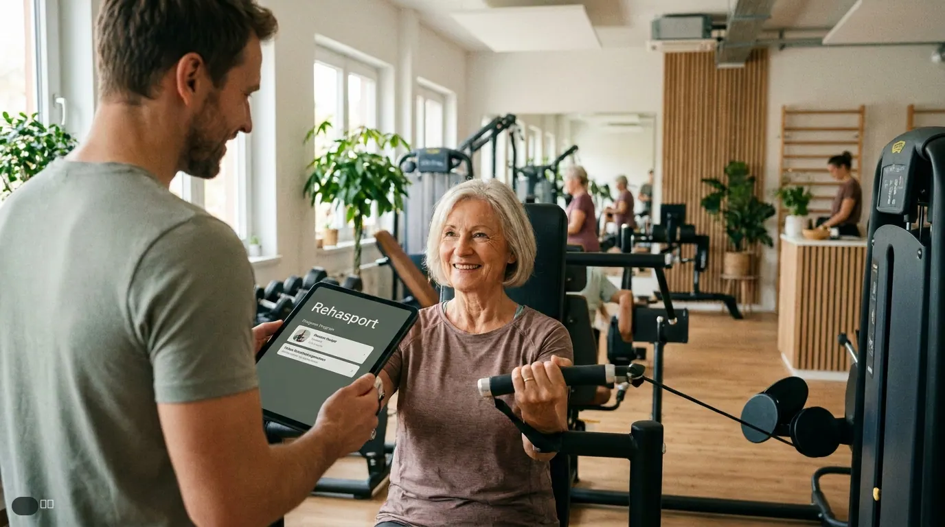 Günstig trainieren: So nutzen Sie Rehasport im Fitnessstudio über die Krankenkasse