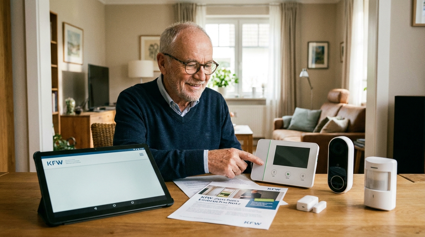 Symbolbild zu „KfW Zuschuss Einbruchschutz: So erhalten Sie bis zu 1.600 Euro Förderung" — KI-generiert.