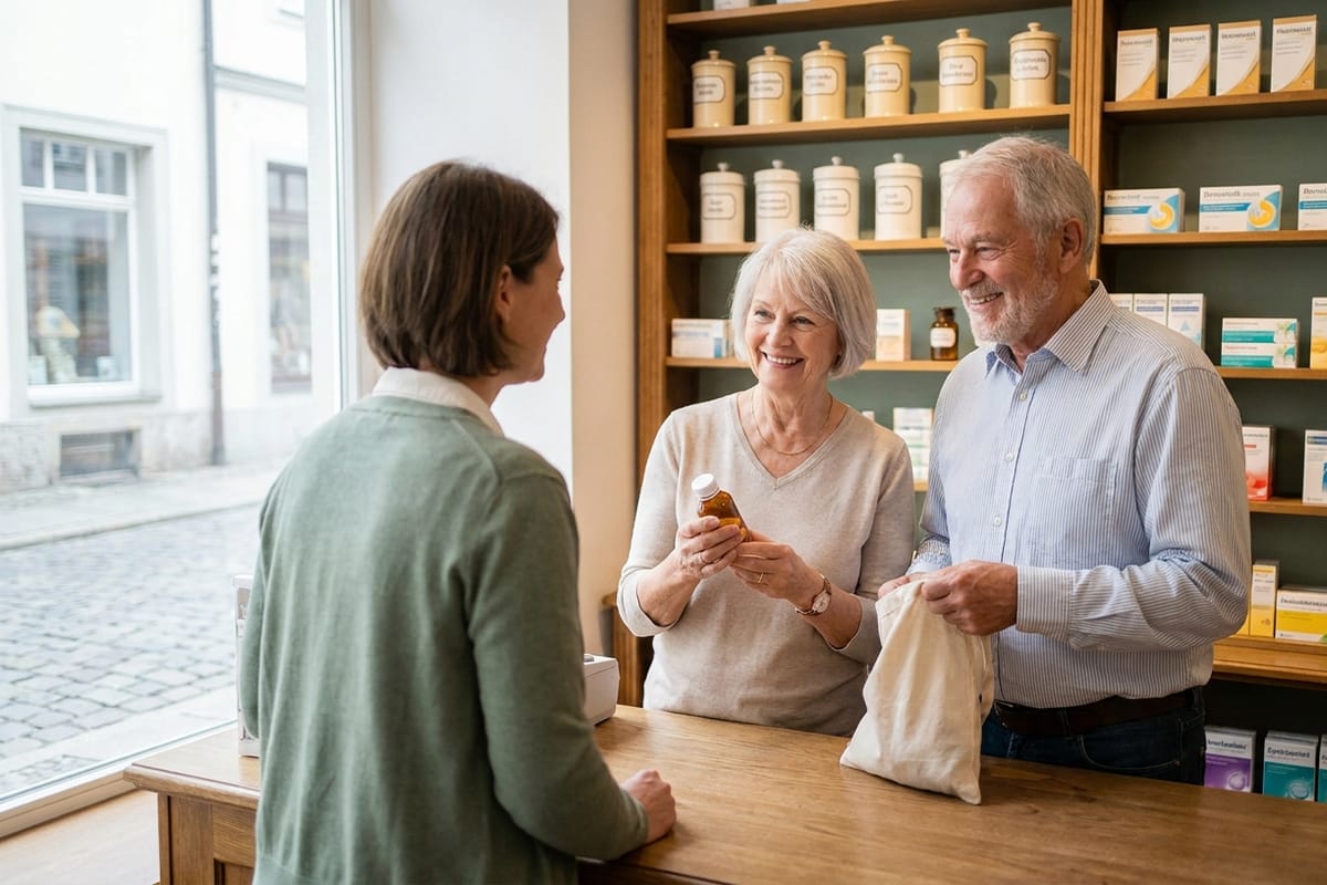 Editorial-Bild zum Artikel über Sophien Hof Apotheke Rüdel